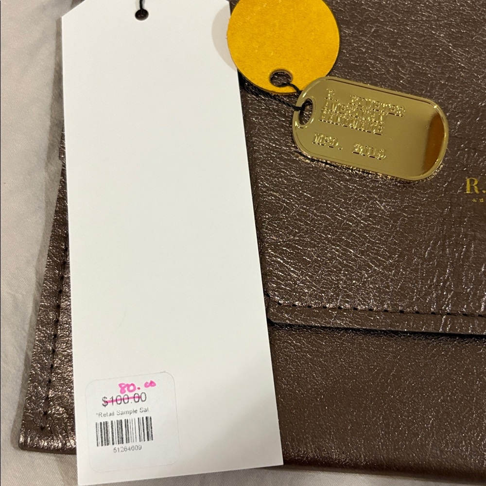 NWT R. Riveter Metallic Clutch - Picture 6 of 6